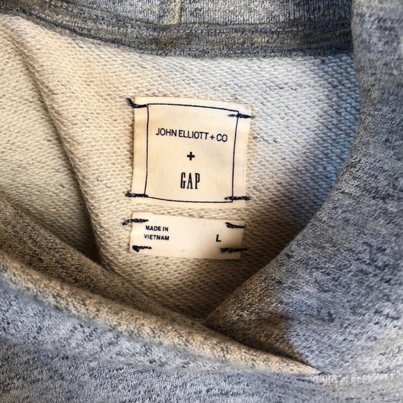 John Elliot x Gap Villain hoodie Grey - Picture 4 of 5